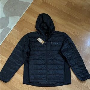 Eddie Bauer, Hooded, Full Zip black jacket